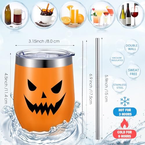 Geiserailie Halloween Gifts for Women Pumpkin Boo Basket Stuffer Adult Girl - Image 2