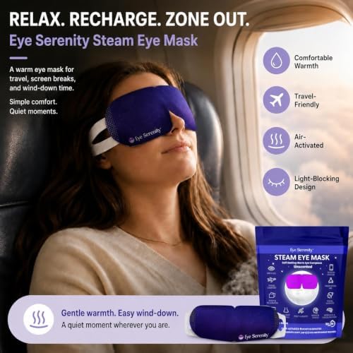 Eye Serenity Steam Eye Mask, Heated Eye Mask Fast Relief for Stye Unscented - Image 5