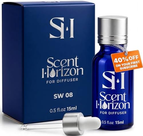 Sandalwood SW08 Hotel Diffuser Oil Refill, 0.5 oz (15 ml) by ScentHorizon