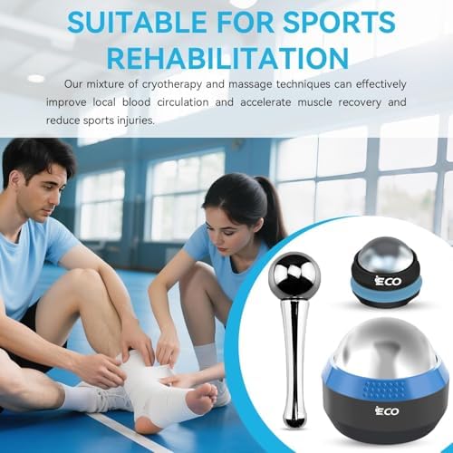 iECO Massage Ice Roller Ball Cold & Heat Therapy Plantar Fasciitis Roller - Image 5