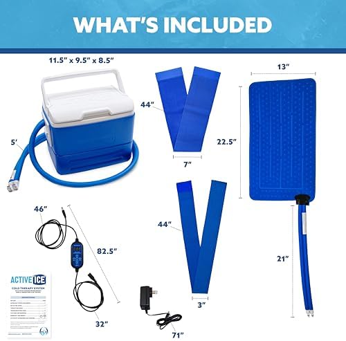 Polar Active Ice 3.0 | 9 QT Cold Therapy Ice Machine | Programmable Timer | Extended Coverage Hip Pad | Cryotherapy Pain Relief System | Ace Bandage Style Compression - Image 2