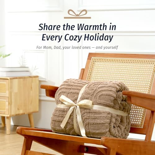 Wemore Soft Weighted Blanket for Adults 60" x 80" 15 lbs Queen Size Brown - Image 6