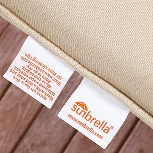 Sorra Home Indoor/Outdoor Sunbrella Lumbar Pillows, Set of 2, 12 x 24, Melon Coral Orange - Image 4