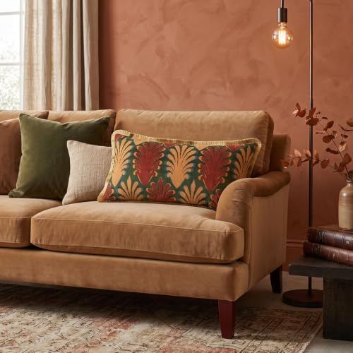 patdrea Designer Vintage Velvet Throw Pillow Cover,12"x28"-OldlegendA - Image 3