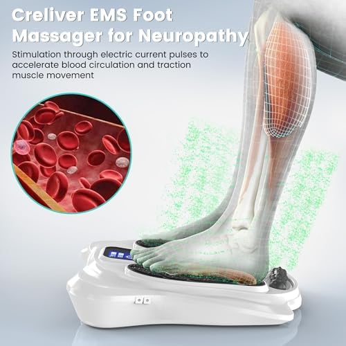 EMS Neuropathy Foot Massager,TENS Circulation Machine for Legs & Feet - Image 2