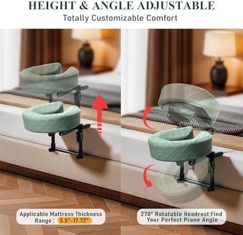 Massage Headrest for Bed, Face Down Massage Pillow & Face Cradle - Image 3