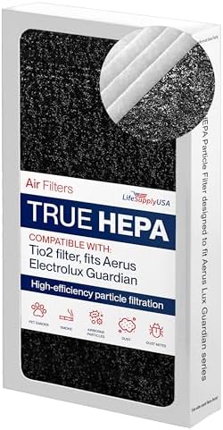 SmokeStop True HEPA Filter Compatible with Eletrolux Aerus Guardian Air Series Air Purifier by LifeSupplyUSA by LifeSupplyUSA