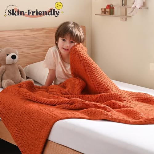 Guohaoi Knitted Weighted Blanket for Adults, 50"x60" 5lbs Full/Queen Size - Image 2