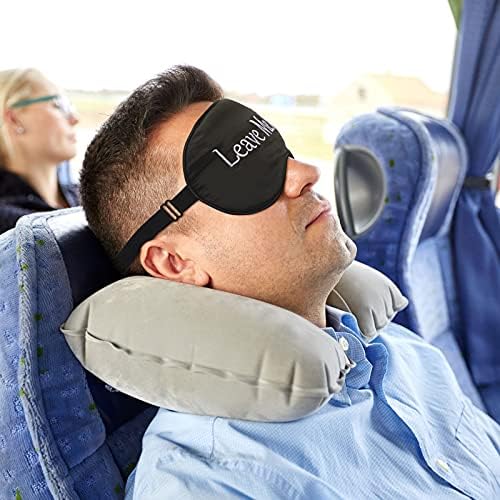 4 Pack Funny Eye Mask for Sleeping Blackout, Black, Blue, Pink, Gold - Image 6