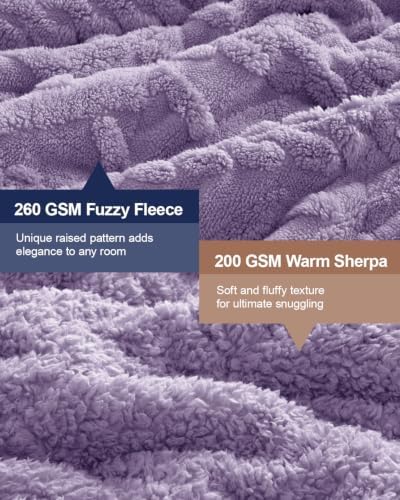 Ultra Soft Sherpa Weighted Blanket for Adults, 60"x80" 20lbs Heavy Blankets - Image 4