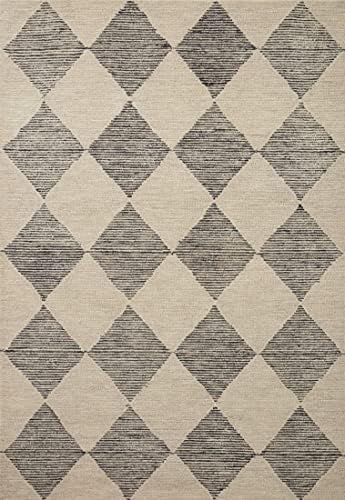 Loloi Chris Loves Julia Francis Beige/Charcoal 9'-3" x 13' Area Rug - Image 6