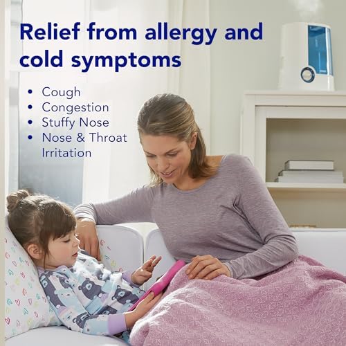 Vicks Warm Mist Humidifier Filter‑Free 1 Gal Tank,Auto Shut‑Off,Night Light,VapoPad and VapoSteam Compatible,(Pack of 2) - Image 5