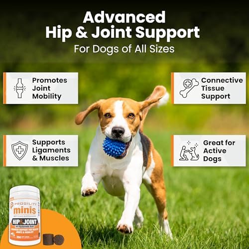 Progility Hip & Joint Glucosamine Supplement for Dogs, Hyaluronic Acid - Image 3