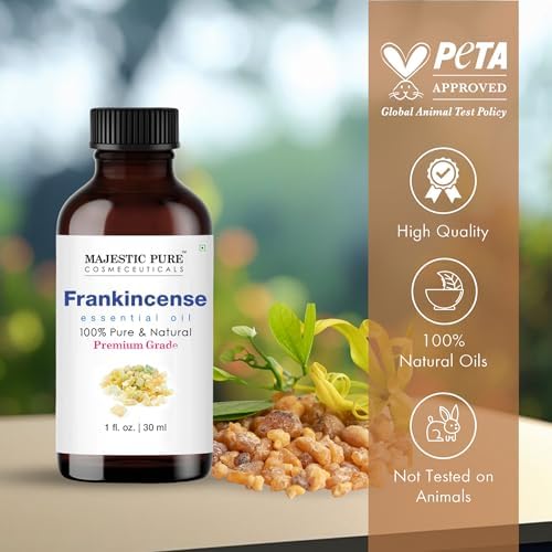 Majestic Pure Essential Oil with Glass Dropper - 100% Pure and Natural - Essential Oils for Diffuser, Aromatherapy, Soap and Candle Making, Frankincense Essential Oil, Frankincense Oil, 1 Fl Oz - Image 5