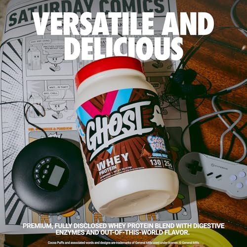 GHOST Whey Protein Powder, Cocoa Puffs Cereal Milk - 25G Protein - Image 2