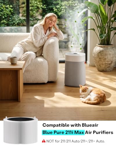 Leemone F2MAX SmokeBlock Filter for Blueair Blue Pure 211i Max, 2 Pack - Image 2