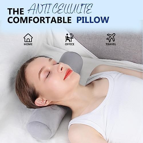 Neck Roll Pillow,Cervical Neck Pillow Bolster Pillow for Sleeping - Image 3