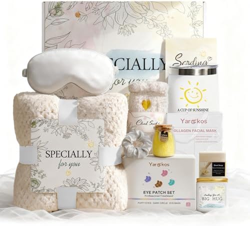 Birthday Gifts for Women - 11 Pcs Self Care Gift Basket Set for Sister Friend Mom - Get Well Soon Gift Box - Recovery After Surgery Care Package - Friendship Cheer Up Inspirational Thank You Present by Amzsudy