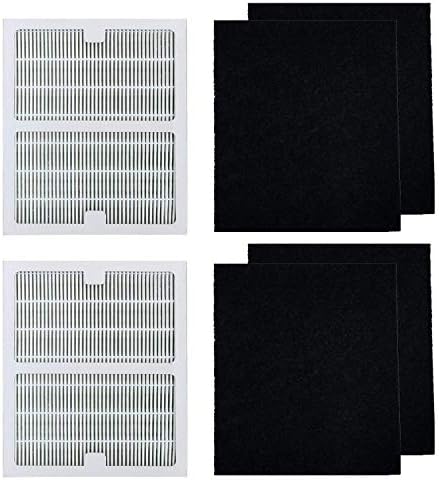 HEPA Filters B Compatible with Idylis AC-2125, AC-2126, IAP-10-125, IAPC-40-140, IAP-10-150, IAP-10-050 Air Purifiers, Model #IAF-H-100B, 2 HEPA Filters & 4 Carbon Pre-filters by BBTBAMBOOST