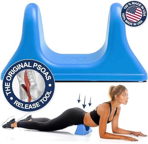 PSO-RITE Psoas Muscle Release Tool - Genuine Deep Tissue Massager Device for Back, Hip Flexor Relief and Recovery, Durable for Athletes, Physical Therapy, Trigger Point Pain- Ocean Blue - Image 2