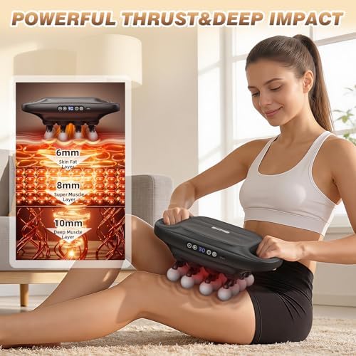 16 Head Massage Gun Deep Tissue Percussion Muscle Massager for Full Body - Image 2
