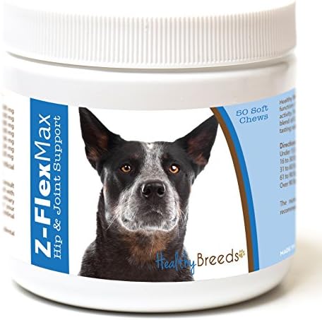 Healthy Breeds Australian Cattle Dog Z-Flex Max Hip and Joint Soft Chews 50 Count by HealthyBreeds