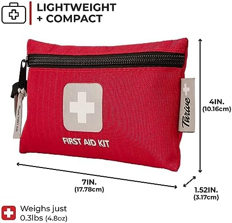 Thrive Mini First Aid Kit, Waterproof Rip-Stop, 66-Piece Set - Image 3