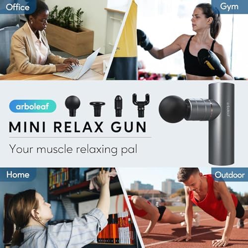 arboleaf Mini Massage Gun Deep Tissue, Portable Percussion Muscle Massager - Image 3