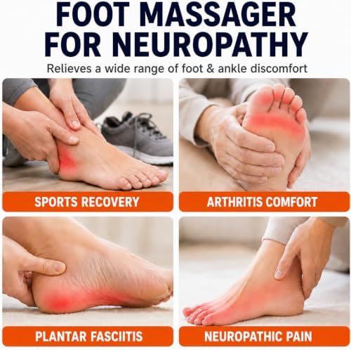 2 PackFoot Massager for Neuropathy, Heated Foot & Ankle Wraps - Image 2