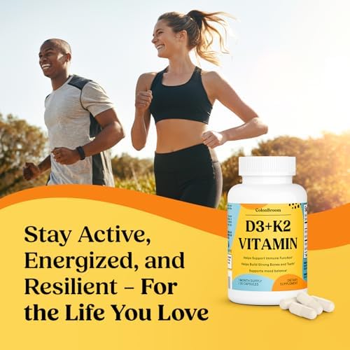 ColonBroom Vitamin D3 K2 for Immune, Bone & Mood Support, 30 Capsules - Image 6