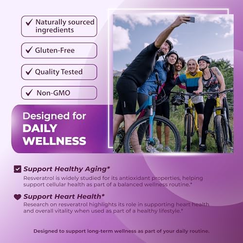 Sotalix Advanced Resveratrol 6-in-1 with Grape Seed & Quercetin, 150 Count - Image 5