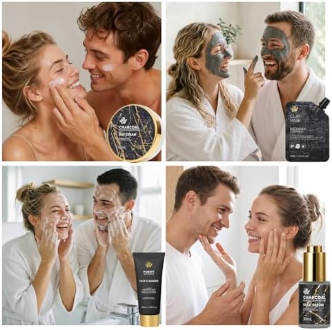 Gifts for Women & Men, Charcoal 32 Pcs Bath & Body Gifts Basket, Home Spa - Image 4