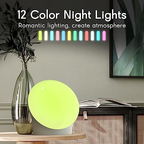 BrownNoise White Noise Machine with 30 Soothing Sound Sound Machine 12 Colors Night Light with 36 Volume Levels and Memory Function 4 Timers 10 Adjustable Brightness Sleep Machine for Baby Adults Kids - Image 3