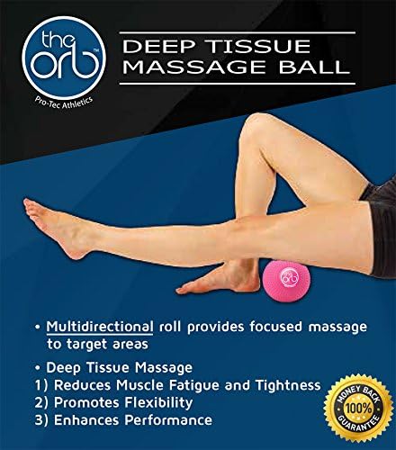 Pro-Tec Athletics Orb Massage Balls, Vary in Size and Color, Deep Tissue Massage, Muscle Relief, Promotes Flexibility, Hamstring, Quadriceps, Calf, Multi-Directional Massage Ball, Working Out - Image 6