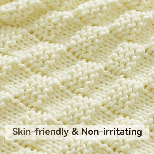 Knitted Weighted Blanket for Adult, No Beads Heavy Blanket 50"x60" 7lbs - Image 4