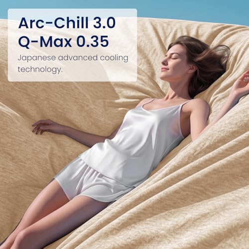 Topcee Cooling Blanket for Night Sweats Absorbs Heat to Keep Adults, Children Cool on Warm Nights, Q-Max 0.5 Cooling Blankets for Hot Sleepers, Ultra-Cool Lightweight Sofa Throw Blanket (50"x70") | Absorbs Heat Cold Summer Blanket for Night Sweats & Me... - Image 7