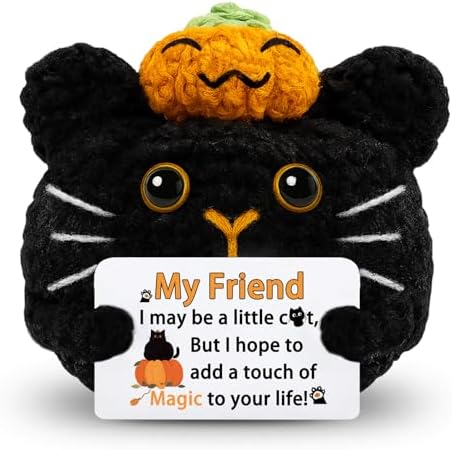 Halloween Boo Basket Stuffers For Women Men, Cute Halloween Black Cat Gifts by hixkvpen