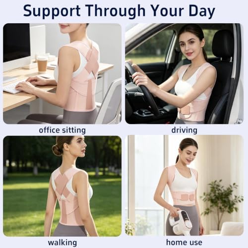 Posture Corrector for Women Men Back Shoulder Support Back Brace - Image 5