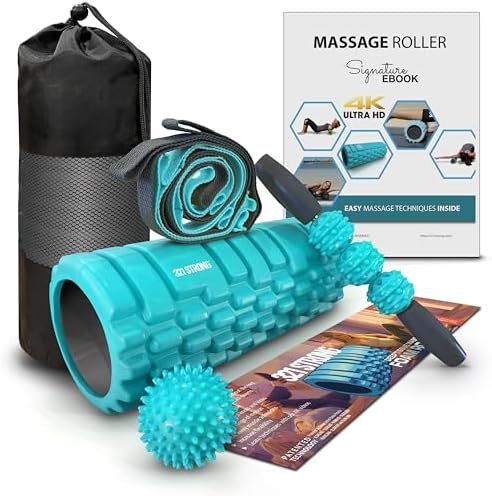 321 STRONG 5-in-1 Massage Set, Complete Mobility Kit for Workout Recovery by 321STRONG