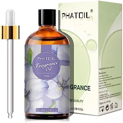 PHATOIL 3.38FL.OZ Freesia Fragrance Oils for Aromatherapy, Essential Oils for Diffusers for Home, Perfect for Diffuser, DIY Candle and Soap Making, DIY Scented Products - 100ml - Image 2