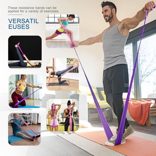 Resistance Bands for Working Out, Physical Therapy, Exercise, Pilates, Yoga - Image 3