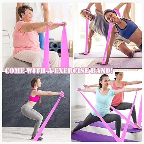 Figure 8 Resistance Band, Arm Back Shoulder Exercise Elastic Rope Stretch Fitness Band, Foot, Leg, Hand Stretcher, Arm Exerciser for Yoga Pilates Stretching Physical Therapy, Home Gym Workout - Image 6