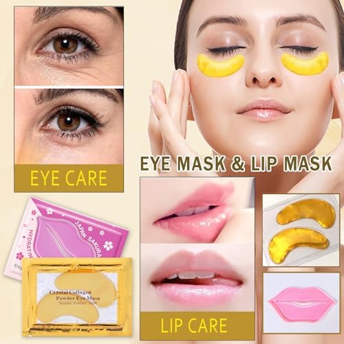 30 Pairs Lip Masks & Eye Masks, Bachelorette Party Favors, Bulk Gifts - Image 2