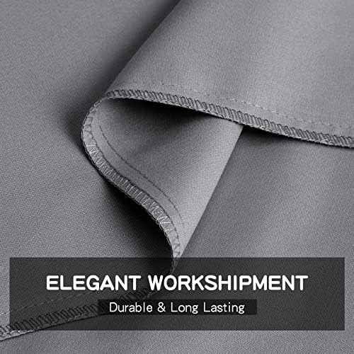 FreshCulture Queen Flat Sheet - Brushed Microfiber Top Sheet - Ultra Soft & Breathable - Wrinkle-Free - Easy Care - Dark Grey Queen Size - Image 4