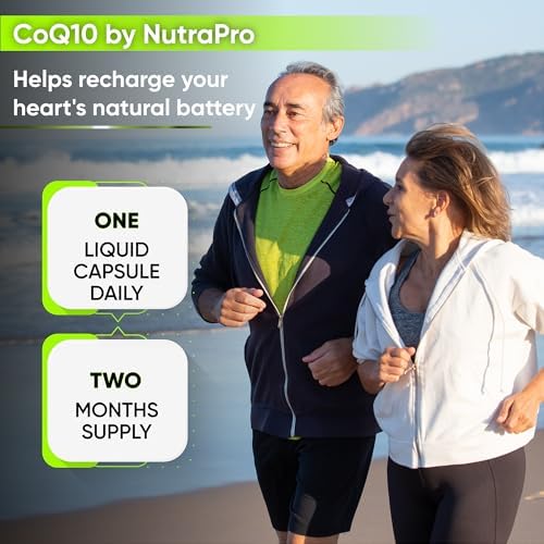 Heart Health CoQ10 100mg - Coenzyme Q10 Supplement for Energy Production, Healthy Aging, Muscle Fatigue, and Heart Support . Fight General Fatigue. 2 Months Supply.60 High Absorption Liquid Capsules. - Image 3