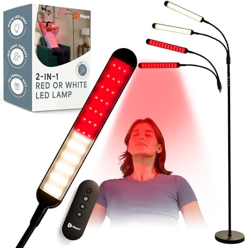 LifePro Lumaglow Red Light Therapy Lamp & Reading Lamp - 108/216 LEDs by Unknown