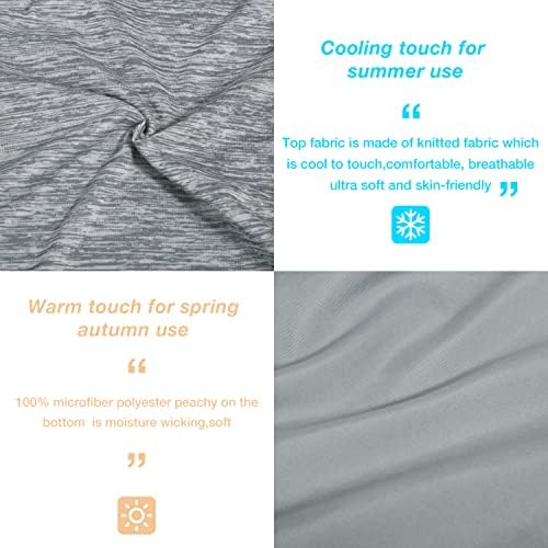 EXQ Home Weighted Blanket Cover 41x60-Twin Size Premium Soft for Kids with Zipper,Machine Washable Duvet Cover for Hot Sleeper in Summer(Dark Grey,Duvet Cover Only) - Image 5