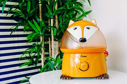 Crane 1 Gallon Animal Cool Mist Ultrasonic Humidifier for Kids' Bedroom and Nursery, Automatic Shut off, Adjustable Output, Fox - Image 2