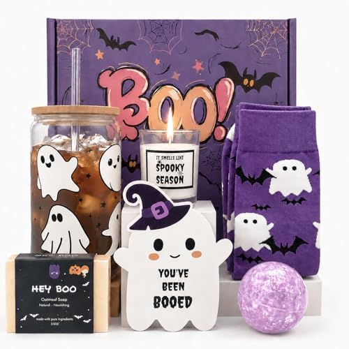 Boo Basket Stuffers for Women, Halloween Gifts for Women by MHSMHL