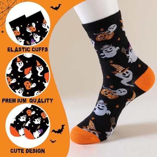 Halloween Gifts for Women,Boo Basket Stuffers for Women,Fall Gift Basket Set, Spooky Basket Stuffers Ideas for Her Cute Halloween Care Package Gift Box Boo Themed Stuff 16oz Ghost Glass Cup - Image 5